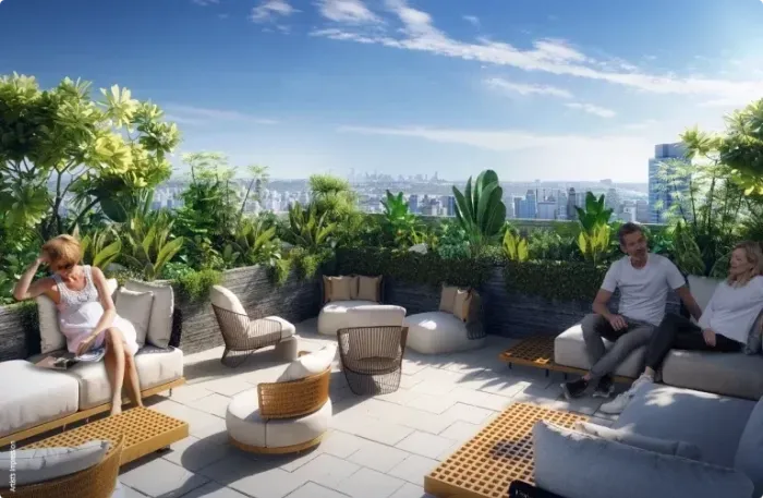 Rooftop Seating Area